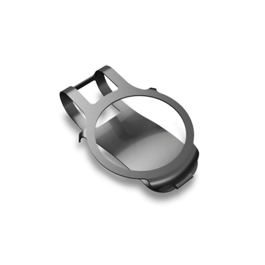 A Flic metal clip accessory on a clean white background.