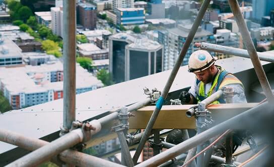 A wide cinematic photograph evoking the constraints of a complex operational environment.