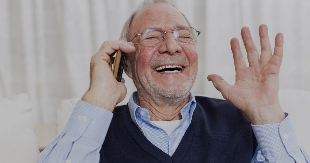 A Vox Me user with a Flic emergency button.